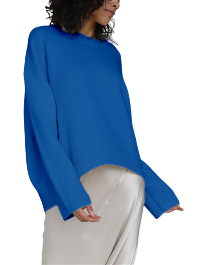 Womens-Crew-Neck-Knit-Sweater-Blue-1.jpg