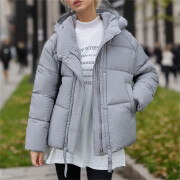 Womens-Cropped-Puffer-Jacket-Hooded-Grey-3