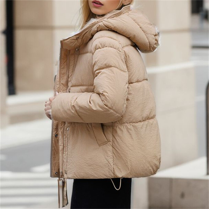 Womens-Cropped-Puffer-Jacket-Hooded-Khaki-2.jpg