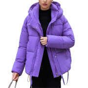 Womens-Cropped-Puffer-Jacket-Hooded-Purple-1