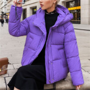 Womens-Cropped-Puffer-Jacket-Hooded-Purple-3