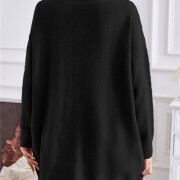 Womens-Mock-Neck-Oversized-Sweater-Black-2