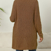 Womens-Fleece-Cardigan-Camel-2