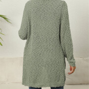 Womens-Fleece-Cardigan-Green-2