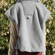 Womens-Oversized-Fleece-Vest-Grey-4