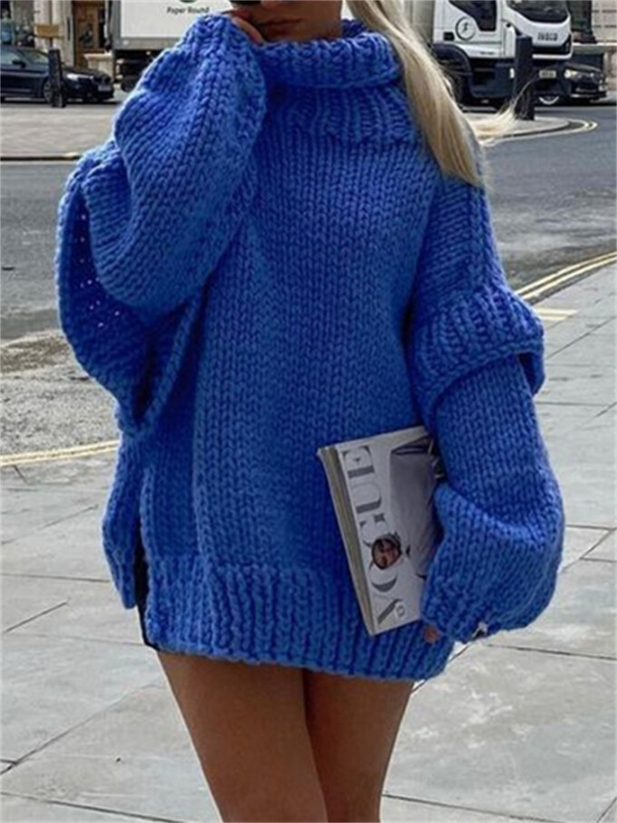 Womens-Turtleneck-Puffy-Long-Sleeve-Oversized-Sweater-Blue-7.jpg