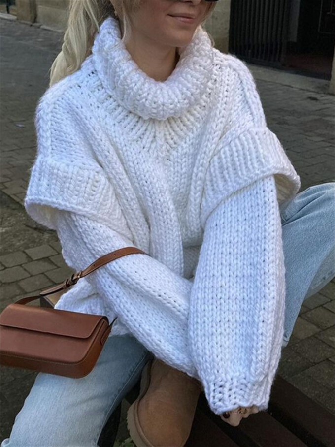 Womens-Turtleneck-Puffy-Long-Sleeve-Oversized-Sweater-White-2.jpg