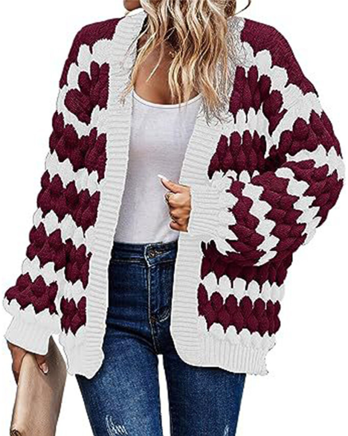 Womens-Cardigan-Fall-Long-Lantern-Sleeve-Open-Front-Loose-Striped-Color-Block-Chunky-Cable-Knit-Winter-Sweater-Coat-Winered-1.jpg