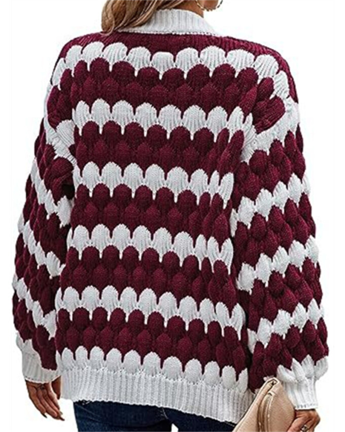 Womens-Cardigan-Fall-Long-Lantern-Sleeve-Open-Front-Loose-Striped-Color-Block-Chunky-Cable-Knit-Winter-Sweater-Coat-Winered-2.jpg