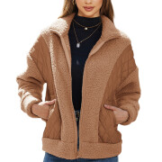 Womens-Winter-Fleece-Jacket-Long-Sleeve-Zipper-Warm-Fuzzy-Sherpa-Coats-with-Pockets-Camel-1