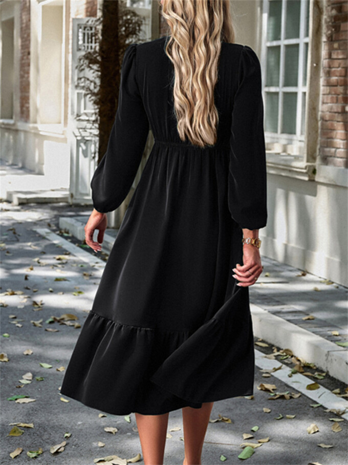 Womens-Wrap-V-Neck-Maxi-Dress-Puff-Long-Sleeve-Smocked-Tiered-A-Line-Pleated-Flowy-Long-Dress-Black-2.jpg