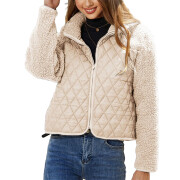 Womens-Fuzzy-Fleece-Jacket-Cropped-Sherpa-Coat-Long-Sleeve-Zipper-Lightweight-Quilted-Outwear-Apricot-1