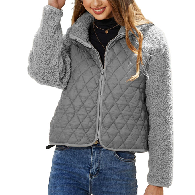 Womens-Fuzzy-Fleece-Jacket-Cropped-Sherpa-Coat-Long-Sleeve-Zipper-Lightweight-Quilted-Outwear-Grey-1.jpg