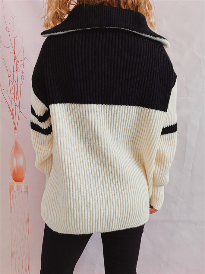 Womens-Half-Zip-V-Neck-Sweater-White-2.jpg