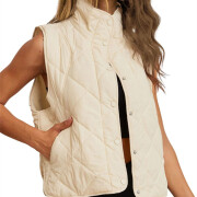 Womens-Quilted-Puffer-Vest-Apricot-1