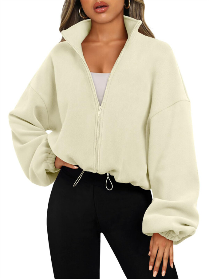 Womens-Cropped-Fleece-Jacket-Apricot-1.jpg