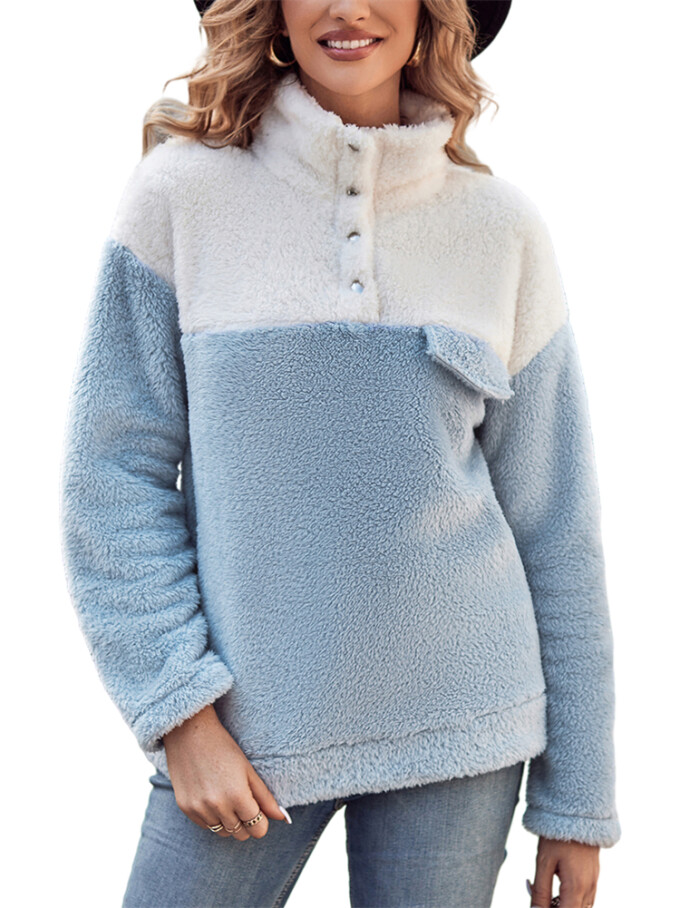 Womens-Fuzzy-Fleece-Pullover-Button-Collar-Sherpa-Sweatshirt-Winter-Long-Sleeve-Tops-Blue-1.jpg