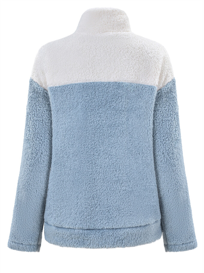 Womens-Fuzzy-Fleece-Pullover-Button-Collar-Sherpa-Sweatshirt-Winter-Long-Sleeve-Tops-Blue-6.jpg