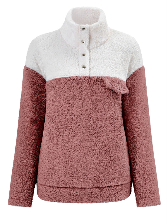 Womens-Fuzzy-Fleece-Pullover-Button-Collar-Sherpa-Sweatshirt-Winter-Long-Sleeve-Tops-Pink-5.jpg