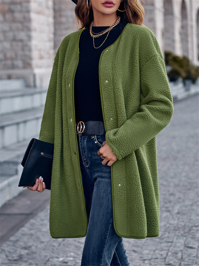 Womens-Fuzzy-Fleece-Midi-Coat-Green-3.jpg