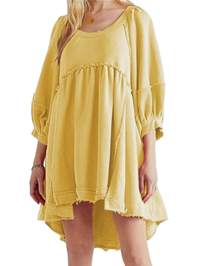 Womens-Oversized-Sweatshirt-Dress-Lanter-Sleeve-Scoop-Neck-Tunic-Patchwork-Pullover-Sweatshirt-Mini-Dress-Yellow-1.jpg