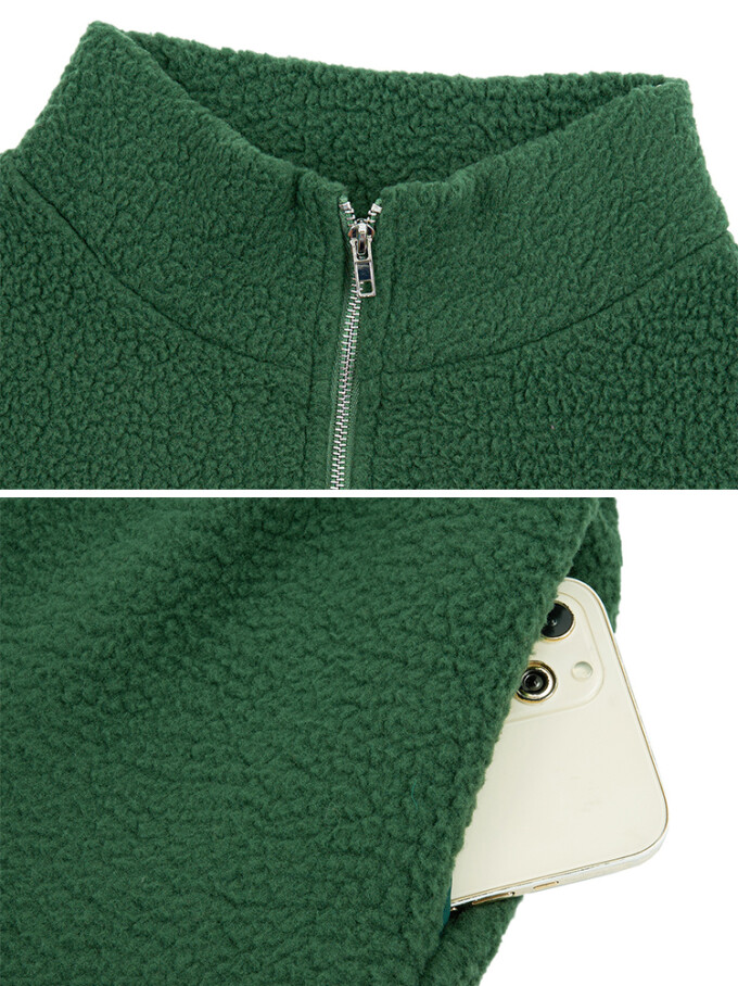 Womens-Fleece-Jacket-Casual-Full-Zip-Stand-Collar-Utility-Drawstring-Waist-Fuzzy-Sherpa-Coat-Green-7.jpg