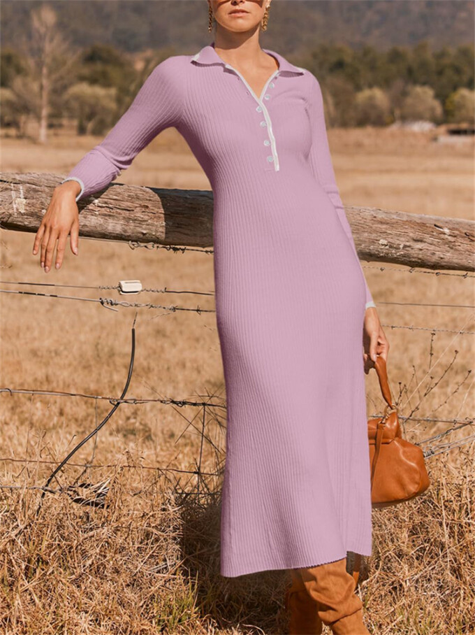 Womens-Knit-Long-Sweater-Dress-Purple-2.jpg