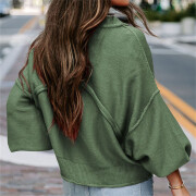 Womens-Lantern-Long-Sleeve-Sweater-Green-2