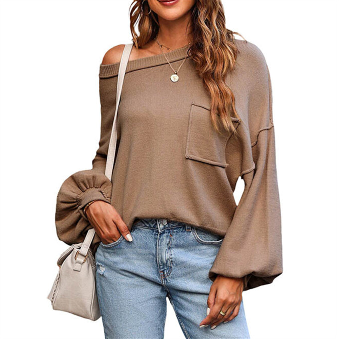 Womens-Lantern-Long-Sleeve-Sweater-Khaki-1.jpg