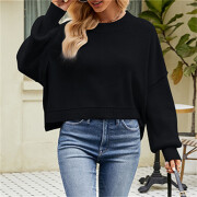 Womens-Lantern-Sleeve-Crop-Sweater-Black-2