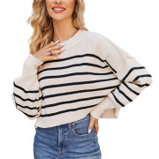 Womens-Oversized-Striped-Cropped-Sweater-White-1