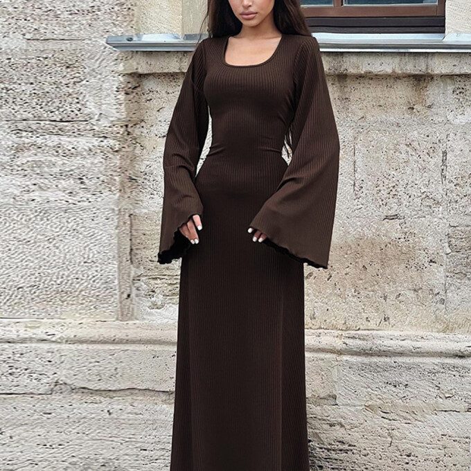 Womens-Ribbed-Maxi-Dress-Brown-2.jpg