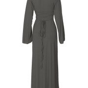 Womens-Ribbed-Maxi-Dress-Darkgrey-7