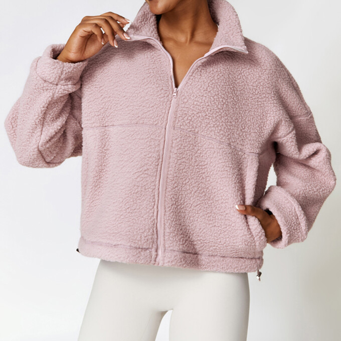 Womens-Cropped-Sherpa-Jacket-Pink-3.jpg