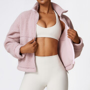 Womens-Cropped-Sherpa-Jacket-Pink-4