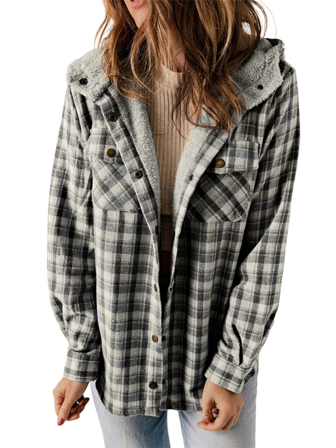 Womens-Sherpa-Lined-Plaid-Flannel-Jacket-Shacket-Grey-1.jpg