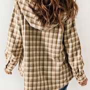 Womens-Sherpa-Lined-Plaid-Flannel-Jacket-Shacket-Khaki-2