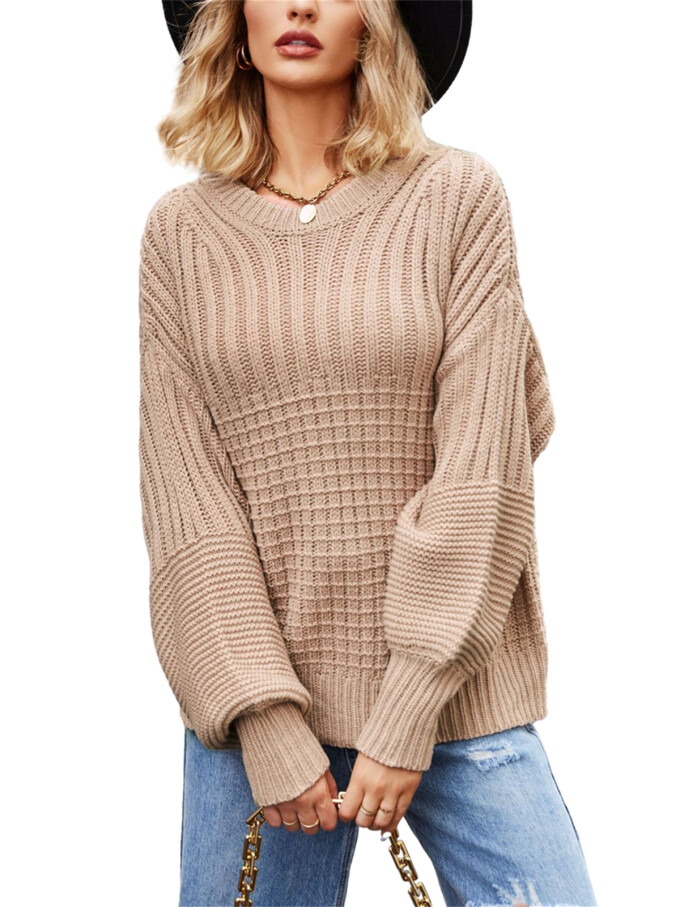 Womens-Crew-Neck-Cable-Knit-Sweater-Apricot-1.jpg