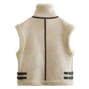 Womens-Faux-Fur-Suede-Vest-Beige-2