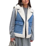 Womens-Fleece-Lined-Denim-Vest-Blue-1