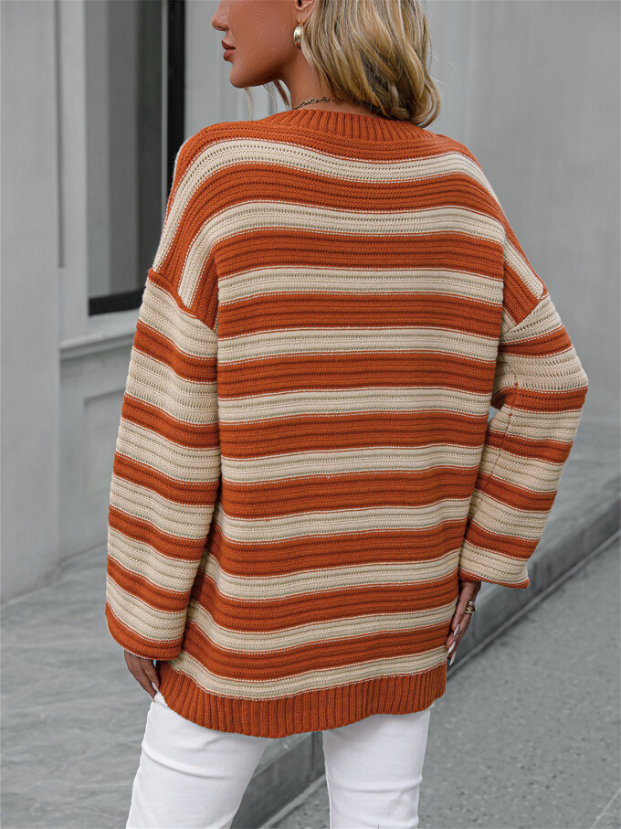 Womens-Oversized-Long-Sleeve-Striped-Sweater-Orange-2.jpg