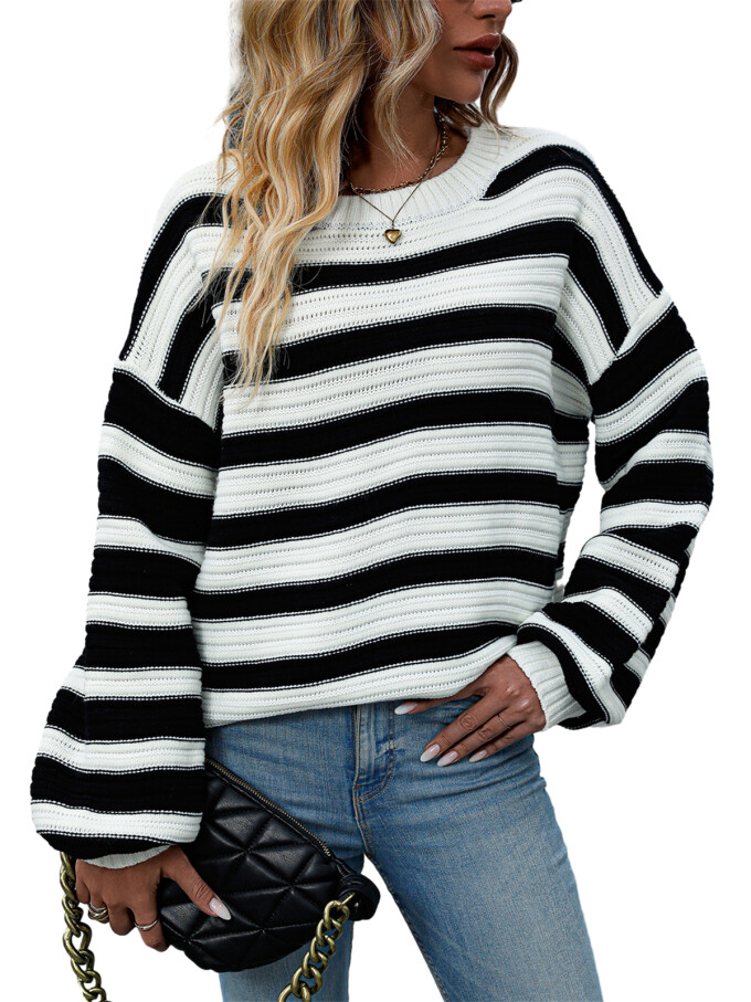 Womens-Oversized-Long-Sleeve-Striped-Sweater-White-1.jpg