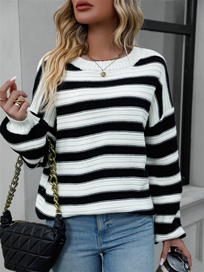 Womens-Oversized-Long-Sleeve-Striped-Sweater-White-4.jpg