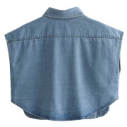 Womens-Cropped-Denim-Vest-Blue-2