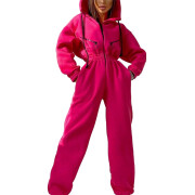 Womens-Long-Sleeve-Zipper-Hooded-Jumpsuit-Rosered-1