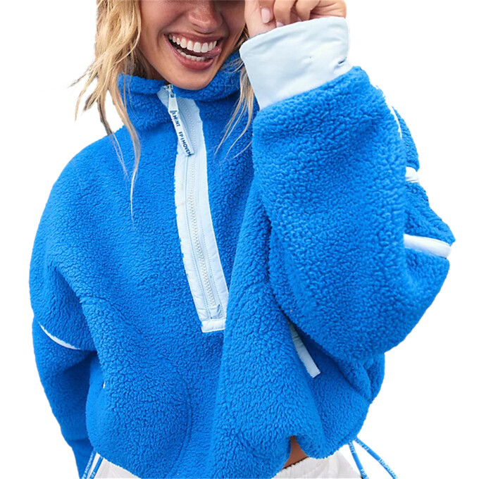 Womens-Half-Zip-Up-Fleece-Sweatshirt-Blue-1.jpg