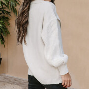 Womens-Long-Sleeve-Open-Front-Oversized-Knit-Cardigan-White-2