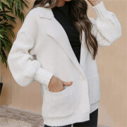 Womens-Long-Sleeve-Open-Front-Oversized-Knit-Cardigan-White-3