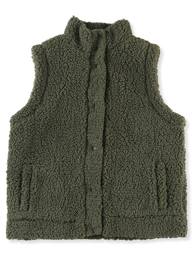 Womens-Fleece-Vest-Sleeveless-Button-Down-Fuzzy-Sherpa-Vest-Green-3.jpg