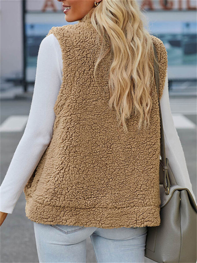 Womens-Fleece-Vest-Sleeveless-Button-Down-Fuzzy-Sherpa-Vest-Khaki-2.jpg